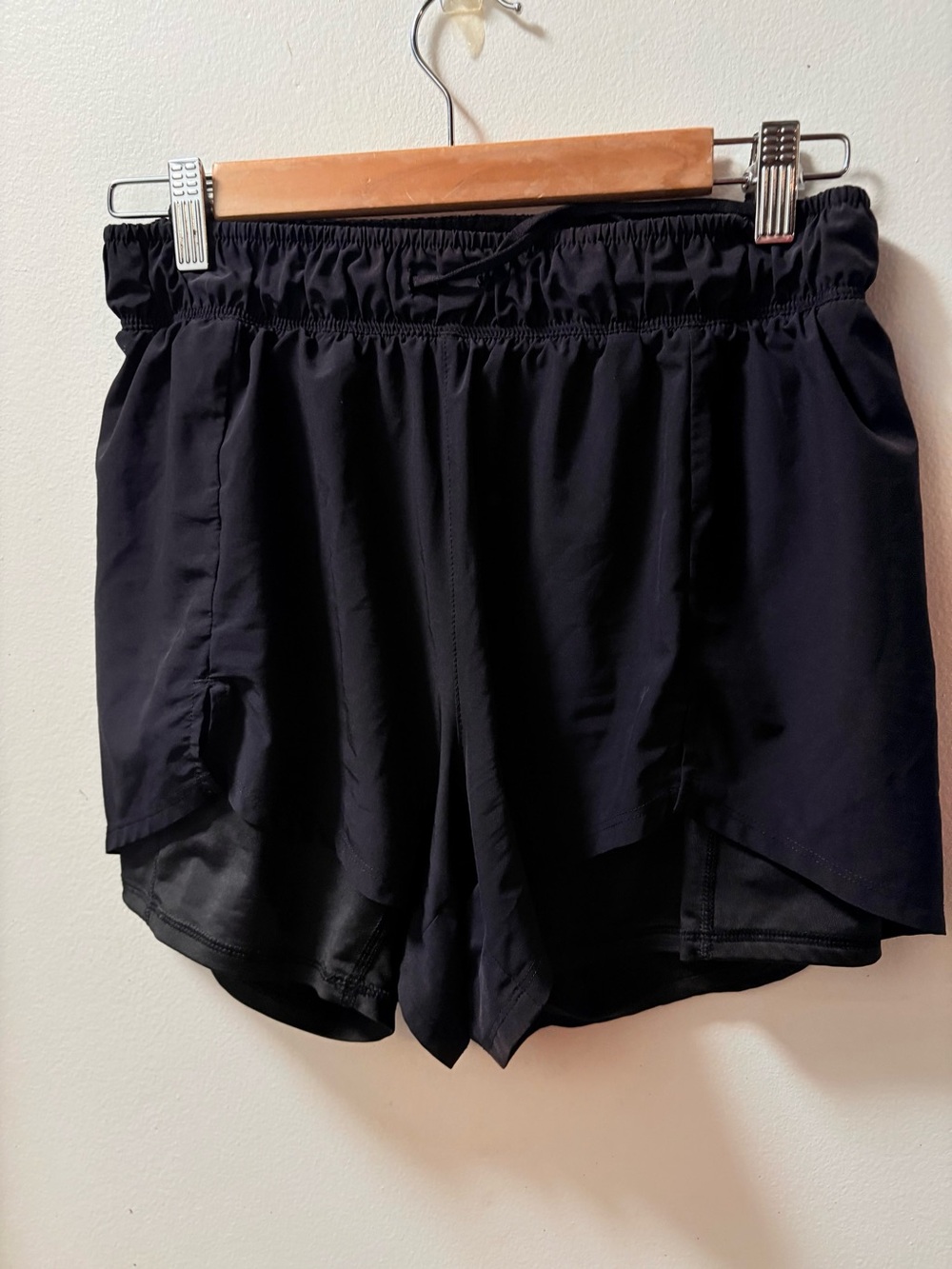 Avia Women's Running Shorts with Bike Liner Black Medium
